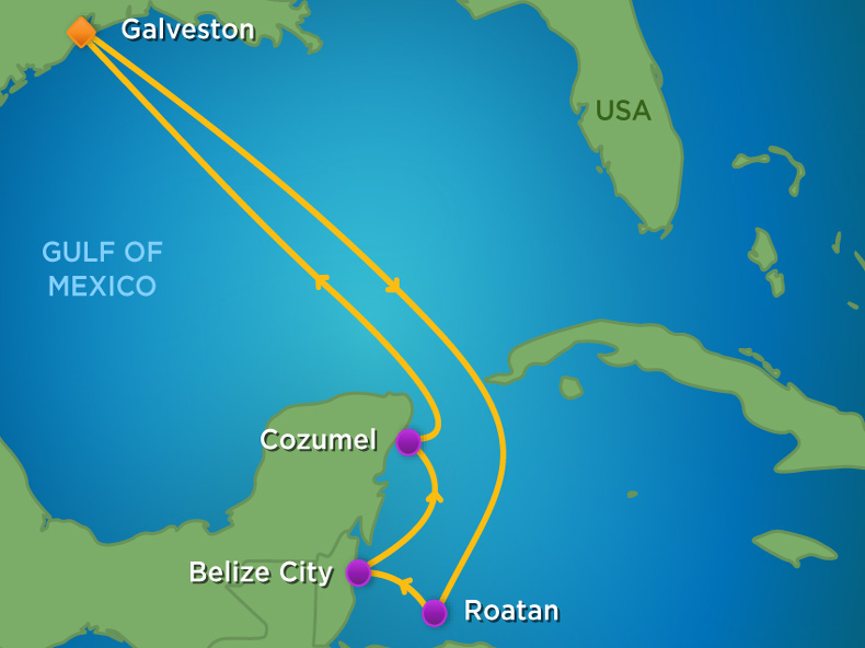 Itinerariu Croaziera Honduras si Mexic - Royal Caribbean - Liberty of the Seas - 7 nopti