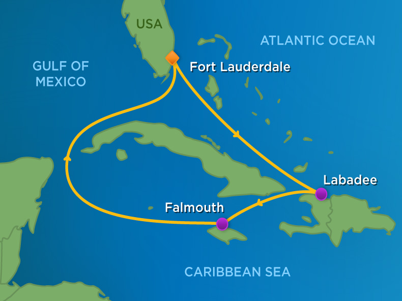 Itinerariu Croaziera Vestul Caraibelor - Royal Caribbean - Independence of the Seas - 5 nopti