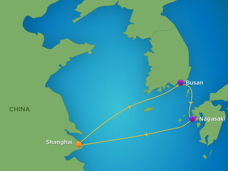 Itinerariu Croaziera Coreea de Sud si Japonia - Royal Caribbean - Quantum of the Seas  - 5 nopti
