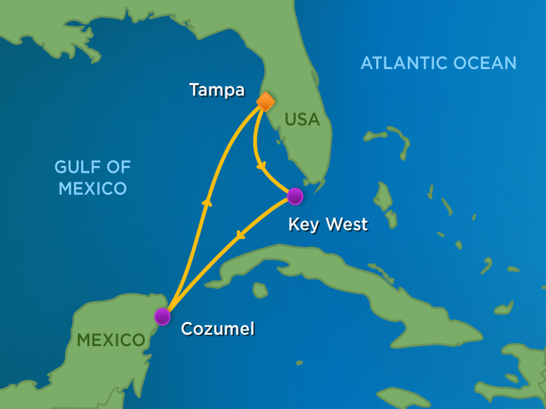 Itinerariu Croaziera Vestul Caraibelor - Royal Caribbean - Majesty of the Seas - 5 nopti
