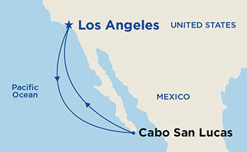 Itinerariu Croaziera Escapada in Cabo San Lucas - Princess Cruises - Star Princess - 5 nopti