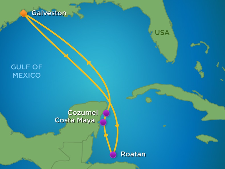Itinerariu Croaziera Vestul Caraibelor - Royal Caribbean - Liberty of the Seas - 7 nopti