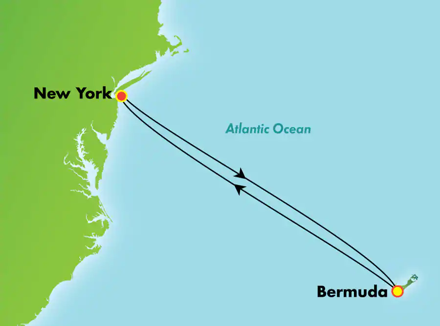 Itinerariu Croaziera Insulele Bermude - Norwegian Cruise Line - Norwegian Dawn - 7 nopti