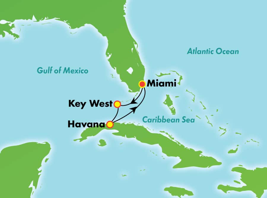 Itinerariu Croaziera Cuba & Bahamas - Norwegian Cruise Line - Norwegian Sky - 4 nopti