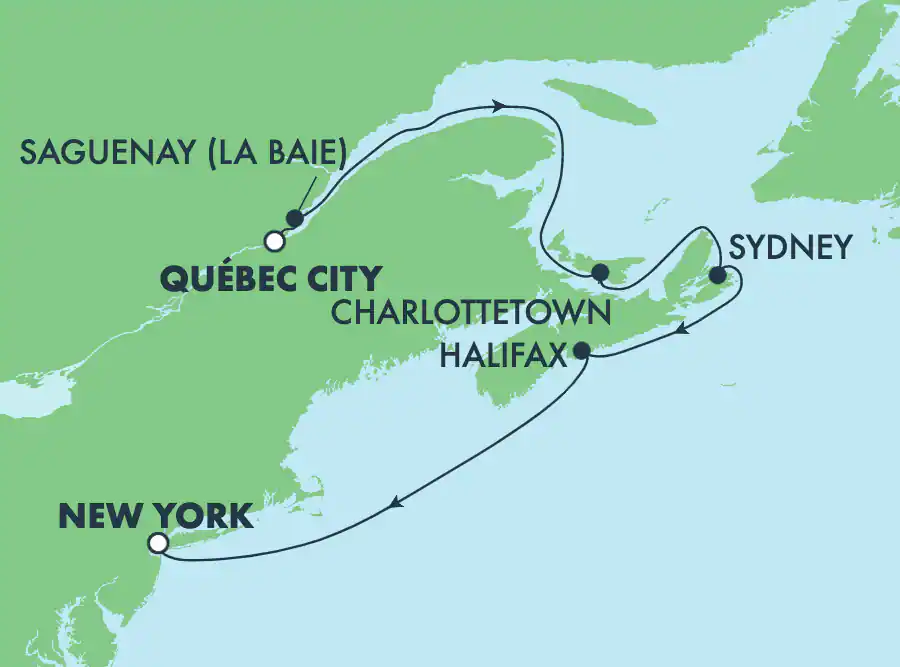 Itinerariu Croaziera Canada & Noua Anglie - Norwegian Cruise Line - Norwegian Joy - 7 nopti