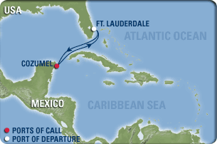 Itinerariu Croaziera Vestul Caraibelor - Royal Caribbean - Liberty of the Seas - 4 nopti