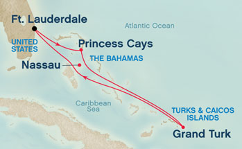Itinerariu Croaziera Estul Caraibelor - Princess Cruises - Regal Princess - 5 nopti