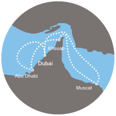 Itinerariu Croaziera Emiratele Arabe Unite - Costa Cruises - Costa Fortuna - 7 nopti