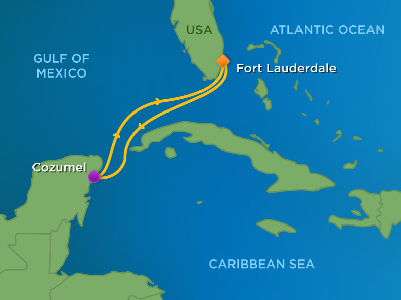 Itinerariu Croaziera Vestul Caraibelor - Royal Caribbean - Independence of the Seas - 4 nopti