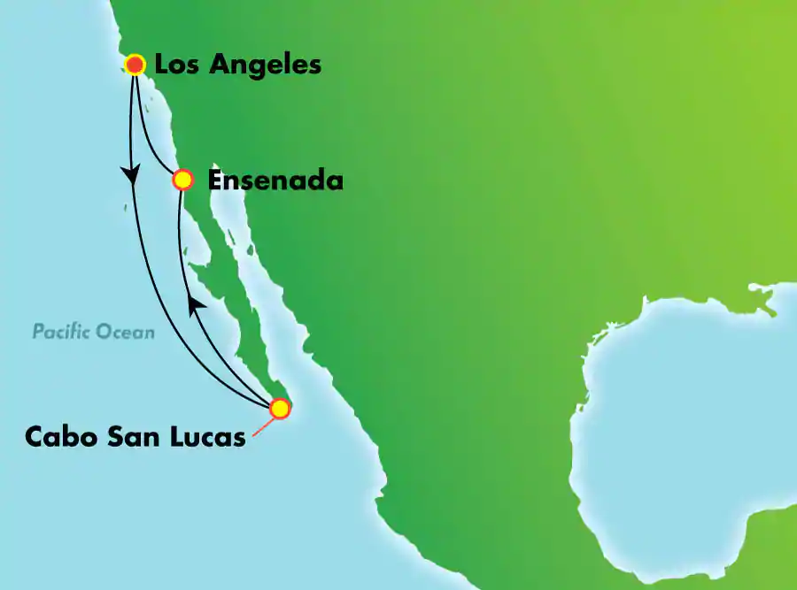 Itinerariu Croaziera Riviera Mexicana - Norwegian Cruise Line - Norwegian Bliss - 5 nopti