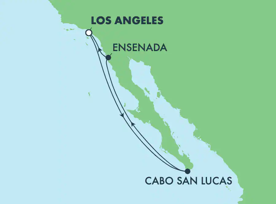 Itinerariu Croaziera Riviera Mexicana - Norwegian Cruise Line - Norwegian Bliss - 5 nopti