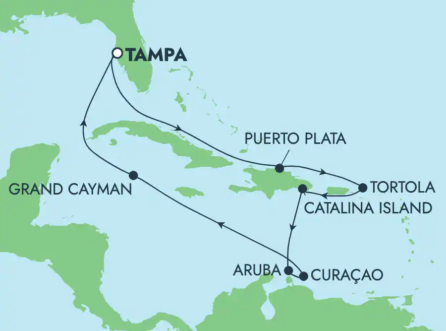 Itinerariu Croaziera Caraibe & Bahamas - Norwegian Cruise Line - Select Cruise Ship - 11 nopti