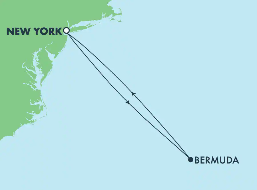 Itinerariu Croaziera Bermuda - Norwegian Cruise Line - Norwegian Joy - 4 nopti
