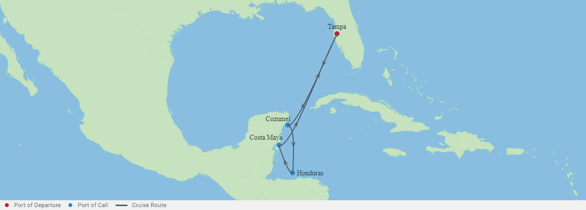 Itinerariu Croaziera Vestul Caraibelor - Celebrity Cruises - Celebrity Constellation - 7 nopti