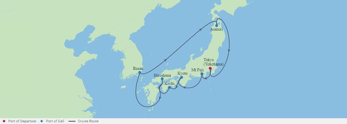 Itinerariu Croaziera Japonia si Busan, Festivalul Nebuta - Celebrity Cruises - Celebrity Millennium - 12 nopti