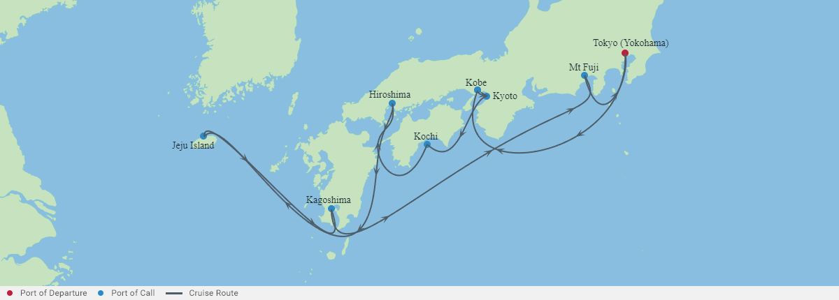 Itinerariu Croaziera Japonia, Saptamana de Aur - Celebrity Cruises - Celebrity Millennium - 12 nopti