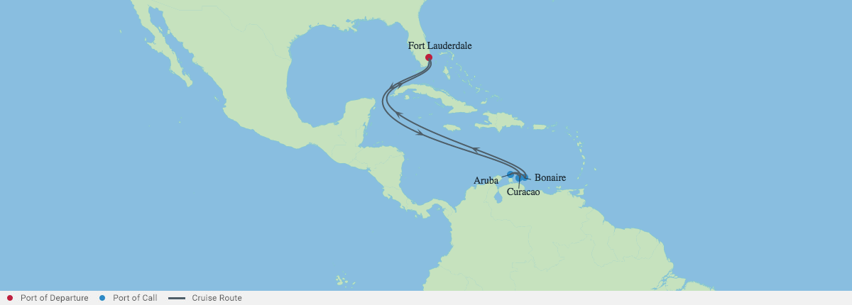 Itinerariu Croaziera Caraibe - Celebrity Cruises - Celebrity Silhouette - 8 nopti