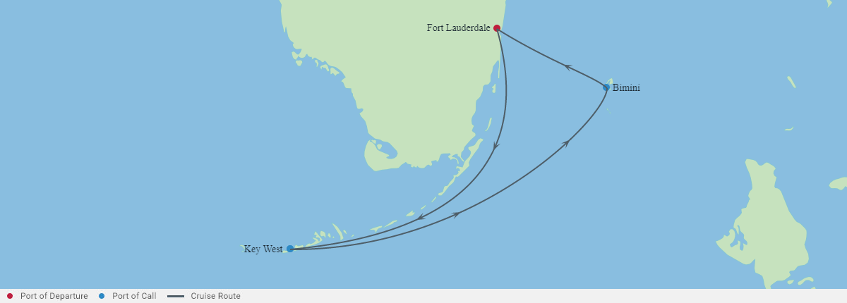 Itinerariu Croaziera Bahamas - Celebrity Cruises - Celebrity Summit - 4 nopti