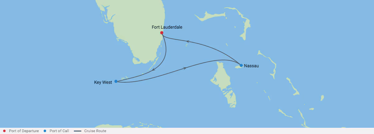 Itinerariu Croaziera Bahamas - Celebrity Cruises - Celebrity Summit - 5 nopti
