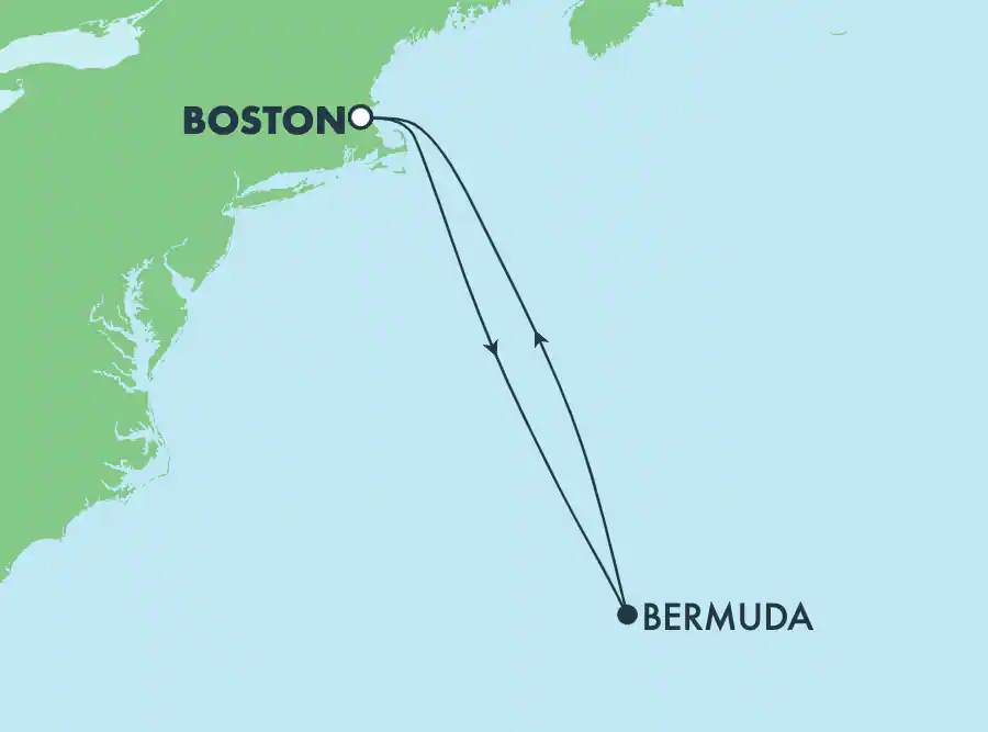 Itinerariu Croaziera Bermuda - Norwegian Cruise Line - Norwegian Breakaway - 7 nopti