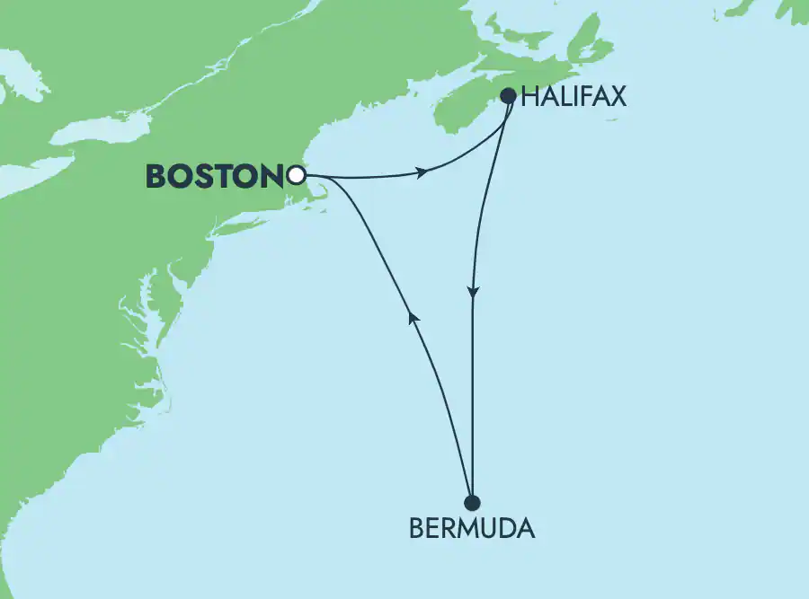 Itinerariu Croaziera Halifax & Bermuda - Norwegian Cruise Line - Norwegian Breakaway - 7 nopti