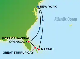 Itinerariu Croaziera Bahamas & Florida - Norwegian Cruise Line - Norwegian Breakaway - 8 nopti