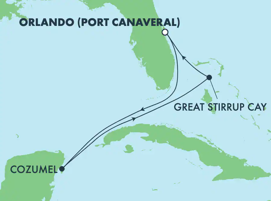 Itinerariu Croaziera Caraibe & Bahamas - Norwegian Cruise Line - Norwegian Escape - 5 nopti