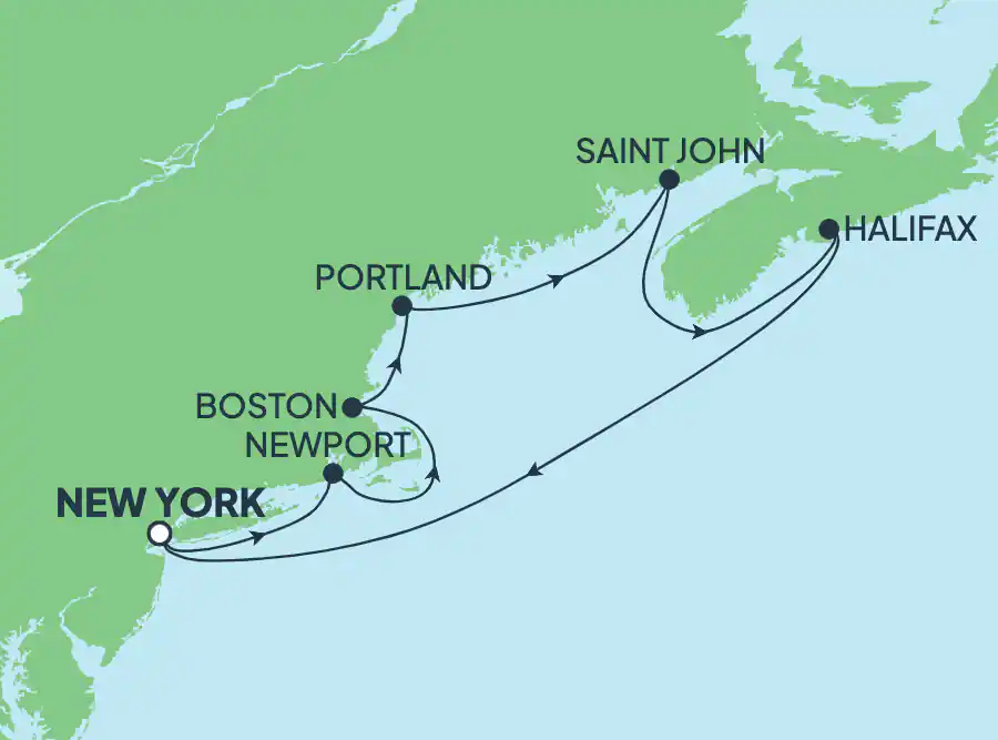 Itinerariu Croaziera Canada & Noua Anglie - Norwegian Cruise Line - Norwegian Escape - 7 nopti