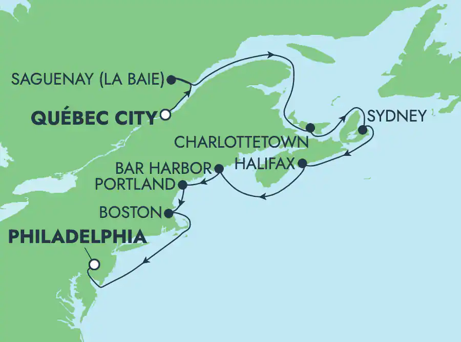 Itinerariu Croaziera Canada & Noua Anglie - Norwegian Cruise Line - Norwegian Jewel - 10 nopti