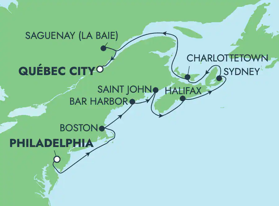 Itinerariu Croaziera Canada & Noua Anglie - Norwegian Cruise Line - Norwegian Jewel - 11 nopti