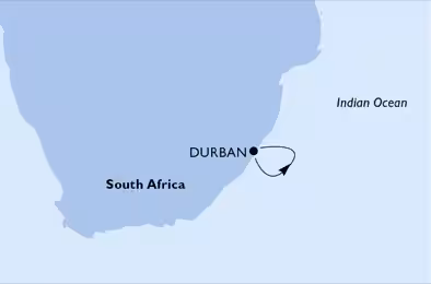Itinerariu Croaziera Africa de Sud - MSC Cruises - MSC Opera - 2 nopti