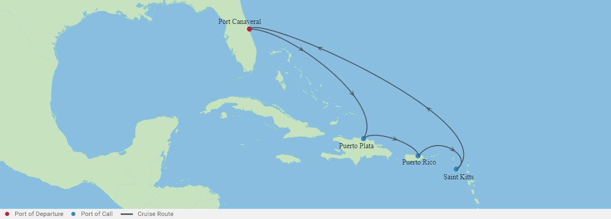 Itinerariu Croaziera Caraibe & Bahamas - Celebrity Cruises - Celebrity Apex - 7 nopti