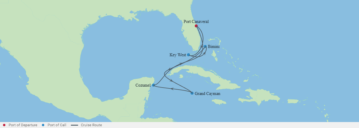 Itinerariu Croaziera Caraibe & Bahamas - Celebrity Cruises - Celebrity Apex - 7 nopti