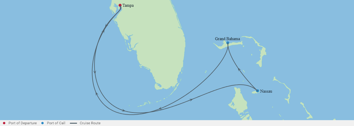 Itinerariu Croaziera Caraibe & Bahamas - Celebrity Cruises - Celebrity Constellation - 5 nopti