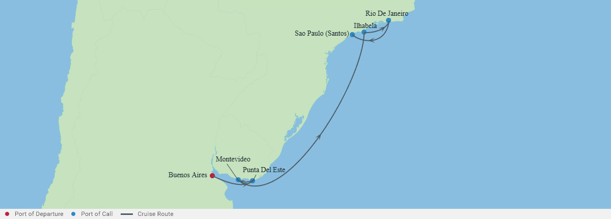 Itinerariu Croaziera America de Sud - Celebrity Cruises - Celebrity Equinox - 8 nopti