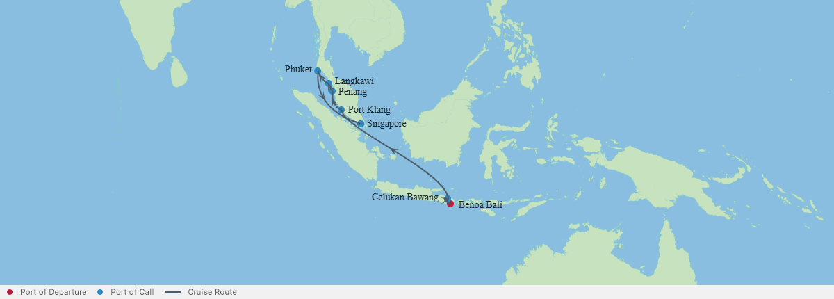 Itinerariu Croaziera Asia - Celebrity Cruises - Celebrity Millennium - 12 nopti