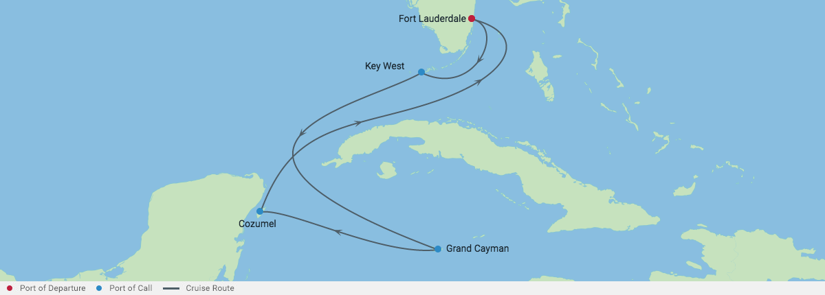 Itinerariu Croaziera Caraibe - Celebrity Cruises - Celebrity Silhouette - 6 nopti