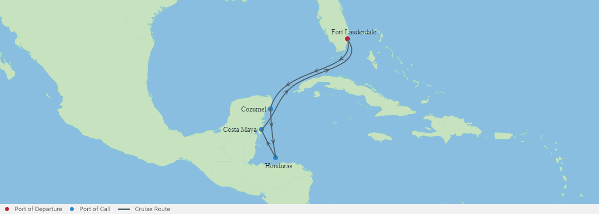 Itinerariu Croaziera Caraibe - Celebrity Cruises - Celebrity Silhouette - 6 nopti