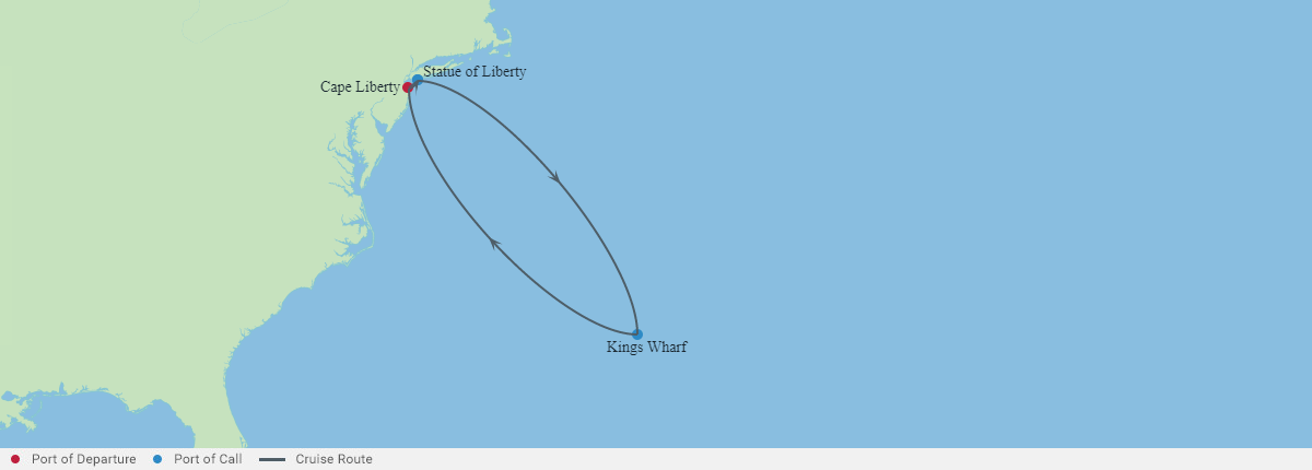 Itinerariu Croaziera Bermuda - Celebrity Cruises - Celebrity Silhouette - 7 nopti