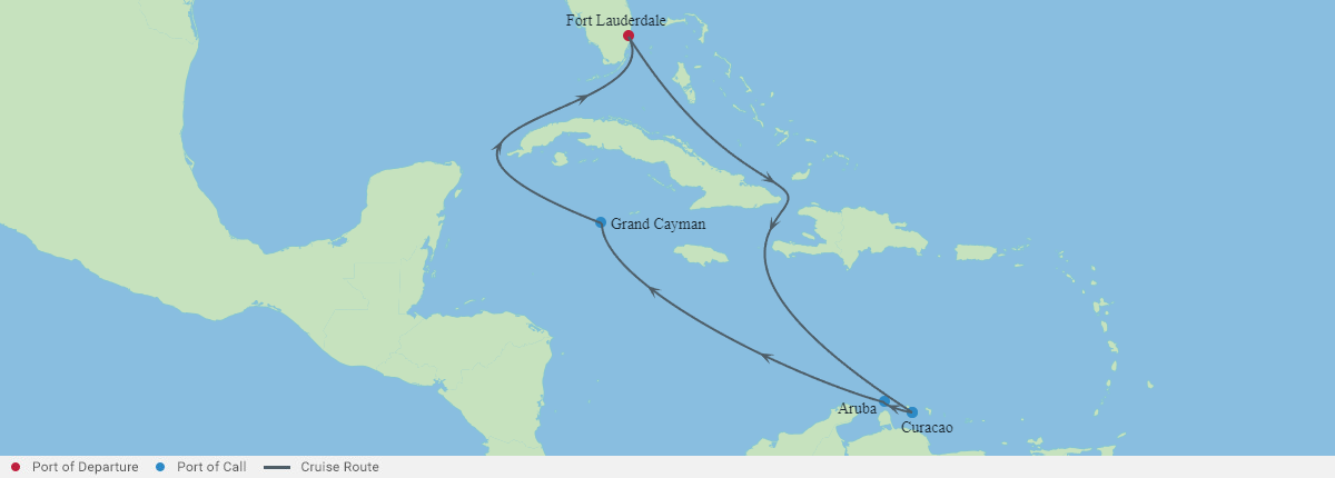 Itinerariu Croaziera Caraibe - Celebrity Cruises - Celebrity Silhouette - 8 nopti