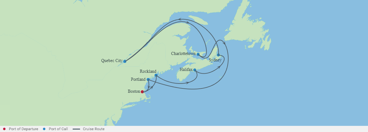 Itinerariu Croaziera Boston, Maine & Canada - Celebrity Cruises - Celebrity Silhouette - 11 nopti
