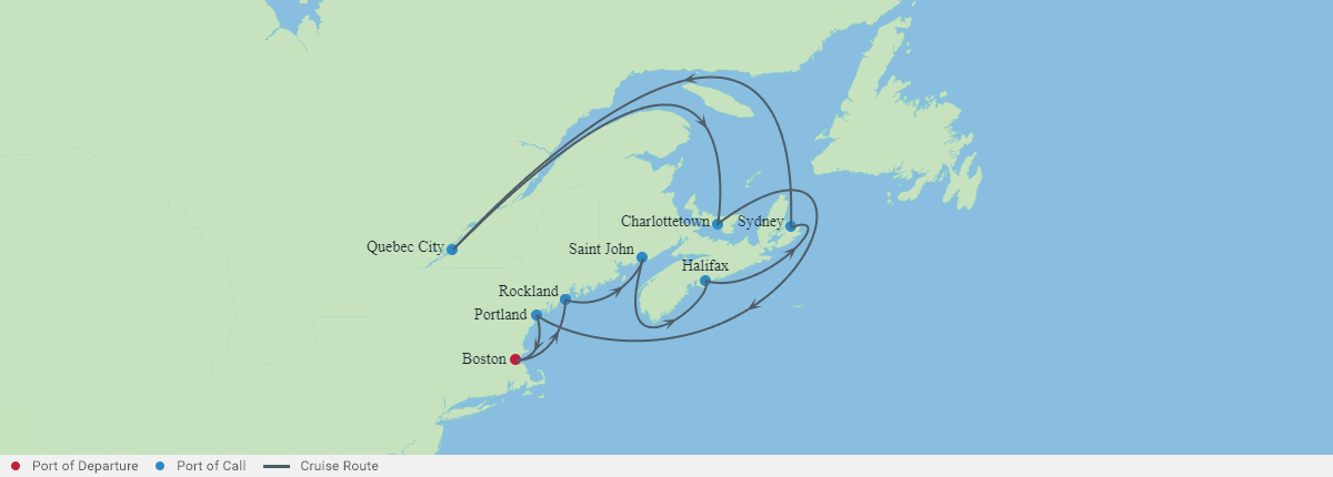 Itinerariu Croaziera Boston, Maine & Canada - Celebrity Cruises - Celebrity Silhouette - 12 nopti