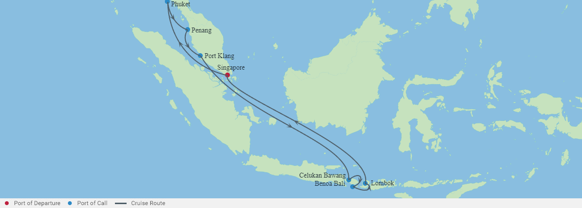 Itinerariu Croaziera Asia - Celebrity Cruises - Celebrity Solstice - 13 nopti