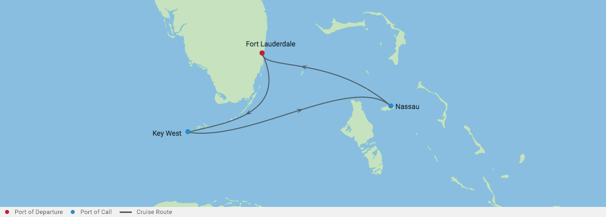 Itinerariu Croaziera Bahamas - Celebrity Cruises - Celebrity Summit - 4 nopti