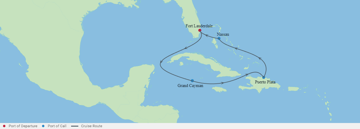 Itinerariu Croaziera Vestul Caraibelor - Celebrity Cruises - Celebrity Summit - 7 nopti