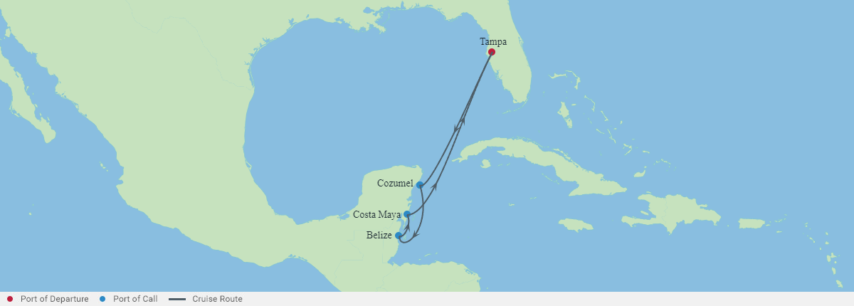 Itinerariu Croaziera Vestul Caraibelor - Celebrity Cruises - Celebrity Summit - 7 nopti
