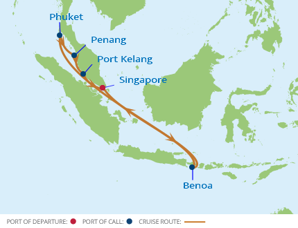 Itinerariu Croaziera Asia - Celebrity Cruises - Celebrity Millennium - 12 nopti