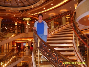 Emerald Princess atrium